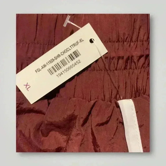 NWT Adore Me Brown Retro Style Active Shorts (Women's XL) - Picture 3 of 6